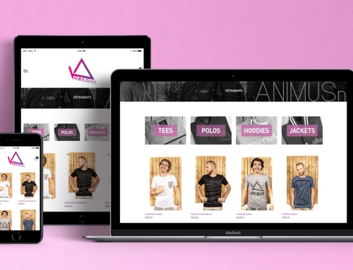 Site web Animus natural Clothing
