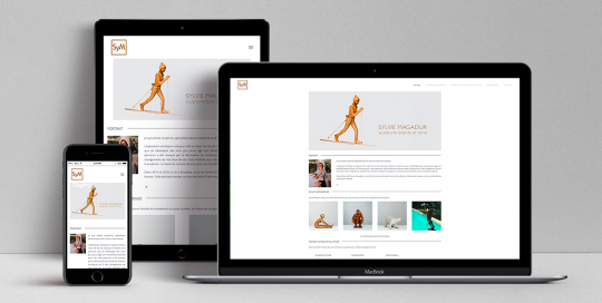 création site vitrine artiste